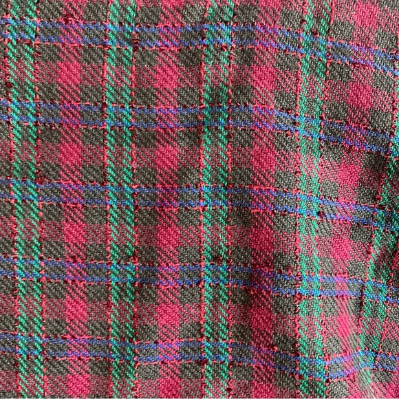 Madewell women shirt Medium Red Green Plaid Westlake Long sleeve button down - Picture 4 of 12